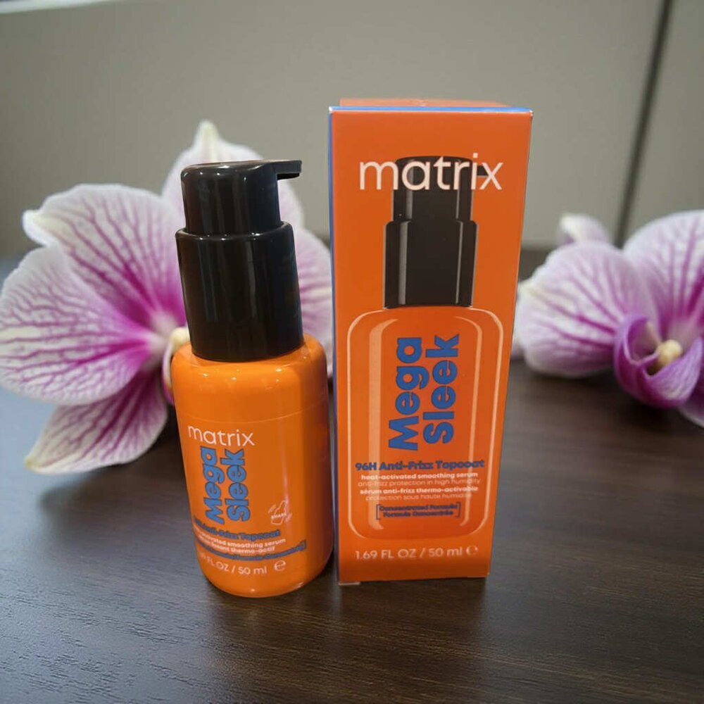 Matrix Mega Sleek Anti Frizz Topcoat Shine Serum 1.69 oz